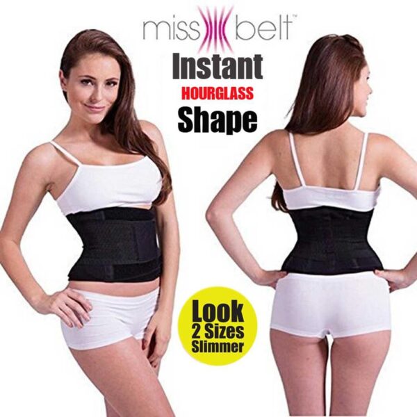 মেদ-ভুঁড়ি কমানোর বেল্ট-Miss Belt Body Shaper-Double Part - Image 5
