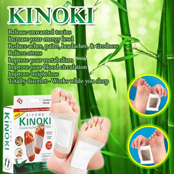 কিনোকি ডিটক্স ফুট প্যাড-KINOKI DETOX FOOT PAD - Image 2