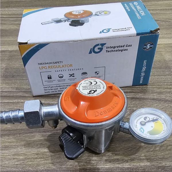 LPG Safety Device IGT with Meter Display Regulator (22mm) - Image 2