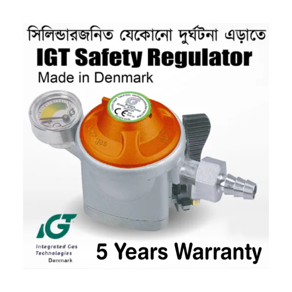 LPG Safety Device IGT with Meter Display Regulator (22mm)