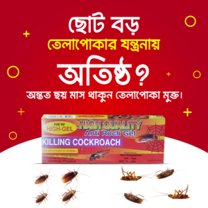 হাই-কোয়ালিটি এন্ট্রি-রোচ ককরোচ কিলার জেল