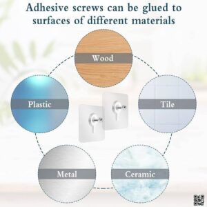 Screw Type Wall Hook (12 pcs) – Heavy Duty & Easy to Install