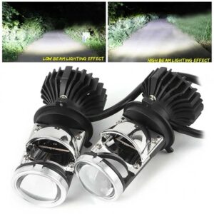 LED Headlight Bulb 11000LM with Projector Lens with 1 Year Warranty