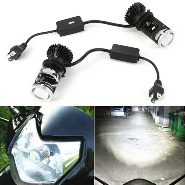 LED Headlight Bulb 11000LM with Projector Lens with 1 Year Warranty - Image 3